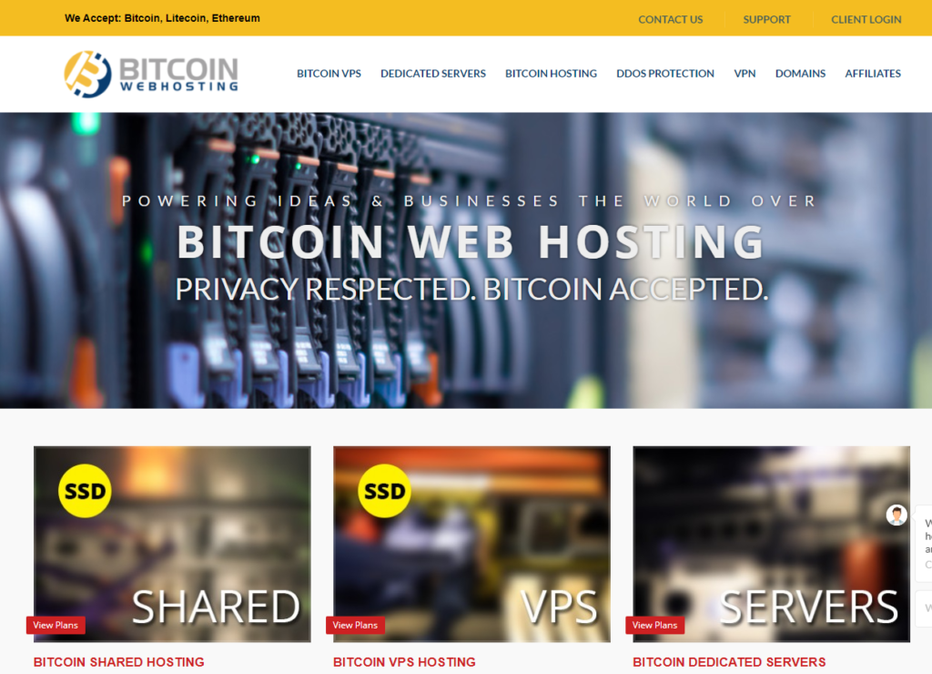 bitcoin web hosting firmasi